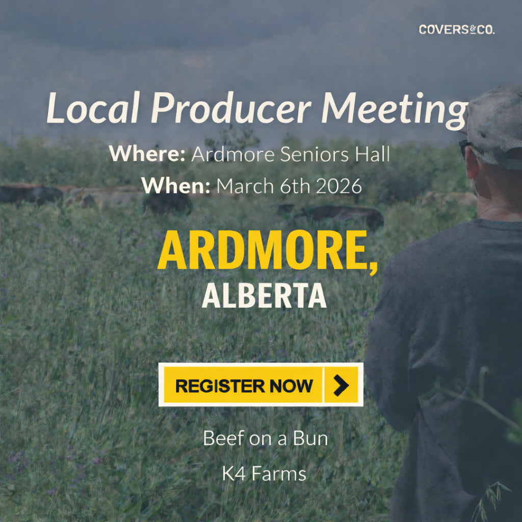 Join us at the Local Producer Meeting in Ardmore on March 6th, 2026 for an informative afternoon focused on cover crops, innovative grazing tools, and funding opportunities tailored for producers.

Joe Gardiner, Owner of Covers & Co, will lead a discussion on practical cover crop strategies that build soil health and improve forage options.

Representatives from FenceFast.ca will be on hand to talk about virtual fencing systems and collars — how they work and how they can support grazing management on your operation.

Lance Ouellette from LARA will share details about available funding and grant programs that can help support your next project.

Whether you’re exploring new ground cover options, interested in cutting-edge livestock management technology, or seeking financial support opportunities, this meeting has something for you. Lunch will be provided.

⸻
